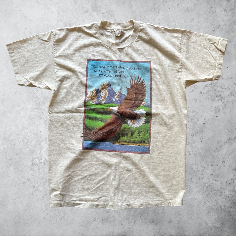 1990s human-t-tees eagle t-shirt